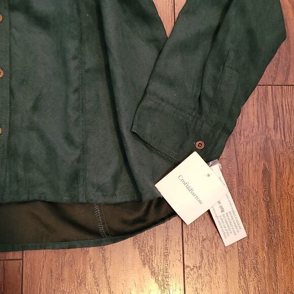 💙3 for $30💙 NWT Croft & Barrow Suede-Like Button Down Shirt SUPER SOFT - Picture 6 of 7